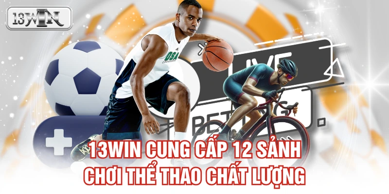 13WIN cung cấp 12 sảnh chơi thể thao chất lượng